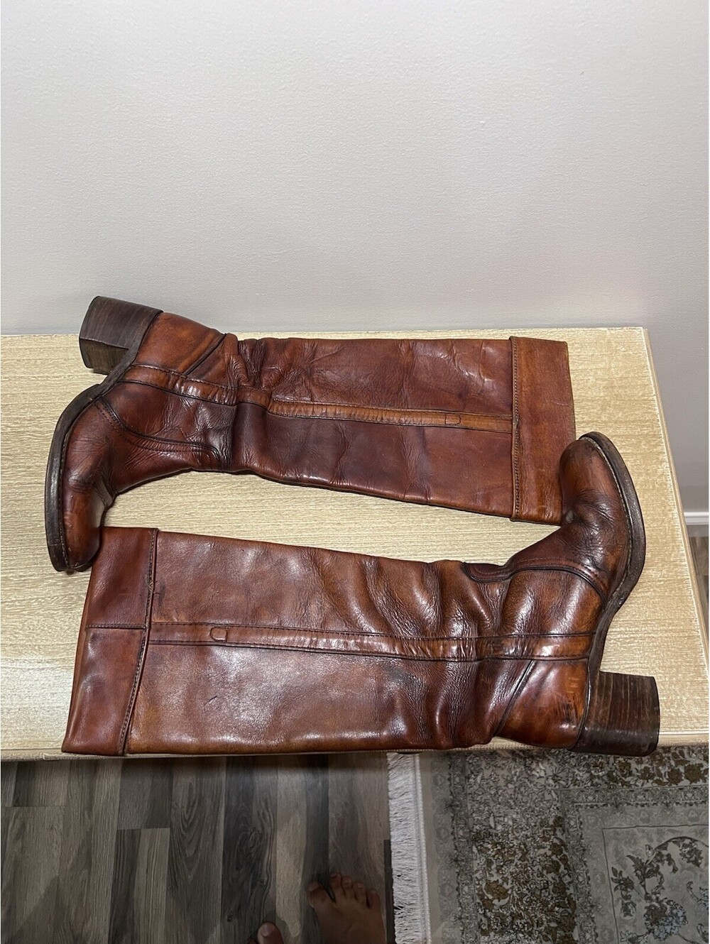 Frye Women's Brown Leather Riding Boots Size 7.5